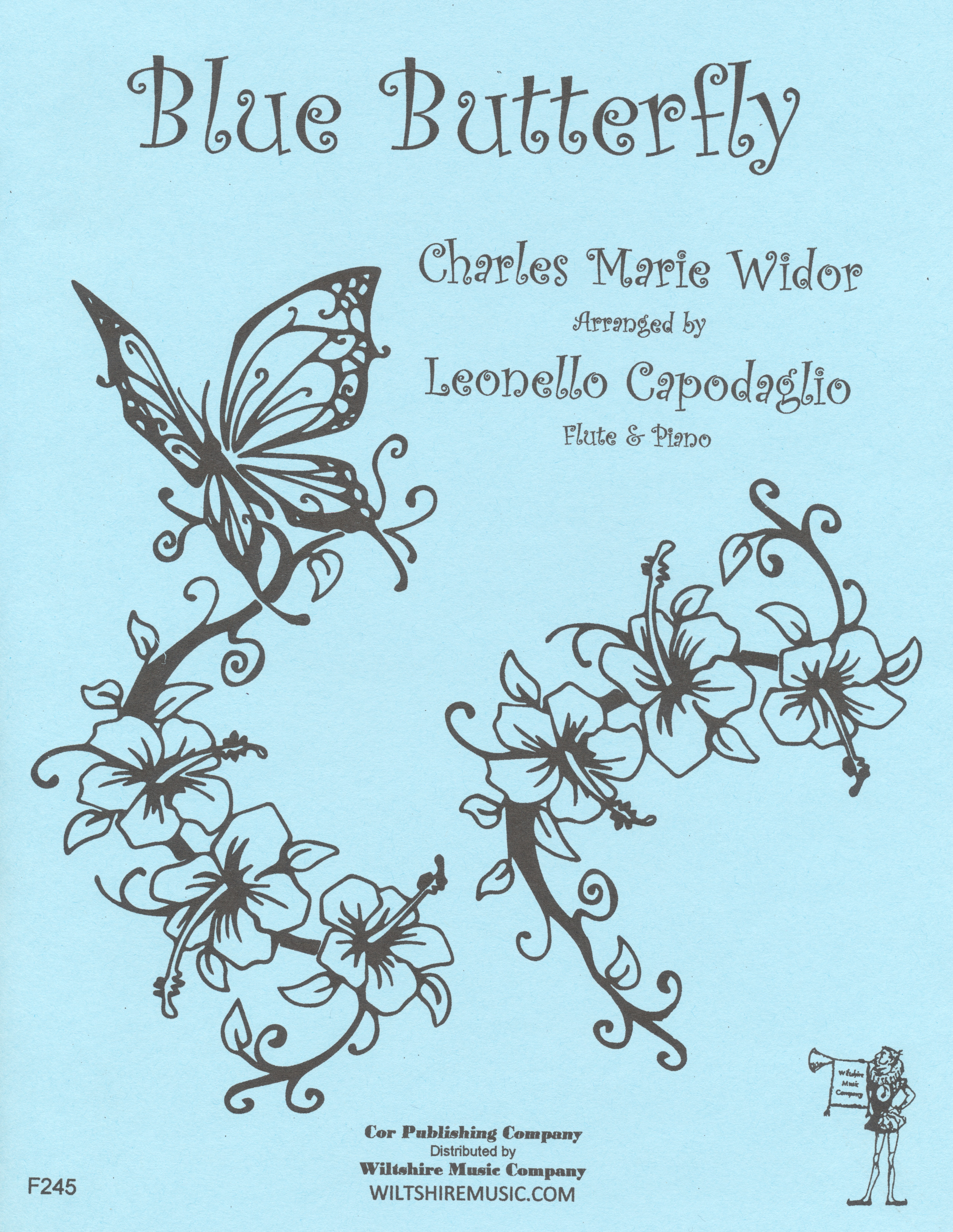Blue Butterfly. CM Widor arr. L. Capodaglio flute & piano